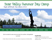 Tablet Screenshot of bearvalleydaycamp.com